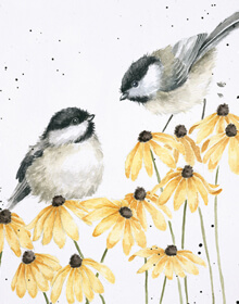 Wrendale My Sweet Chickadee Card