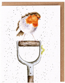 Wrendale Seed Card – The Gardener’s Friend (Robin)