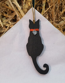 Love my Cat Wooden Cat Keepsake