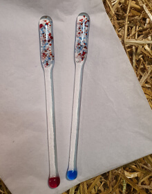 Glass Swizzle Sticks